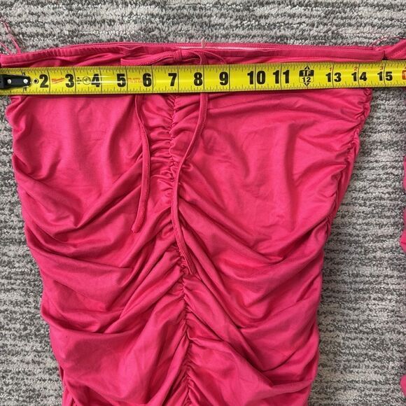 NWT More To Come Shanice Ruched Mini Dress in Pink Revolve Large - Picture 8 of 12